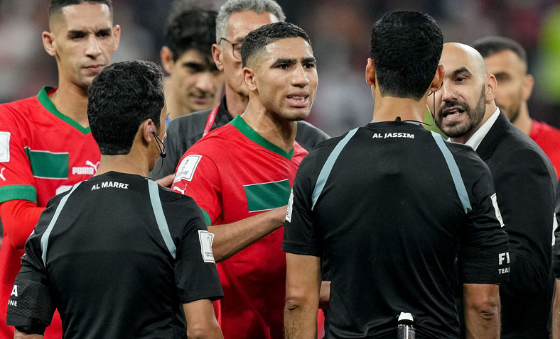 Achraf Hakimi បានស្រែកបន្ទោសប្រធាន FIFA ក្រោយចាញ់ក្រូអាតទាំងមិនអស់ចិត្ត​